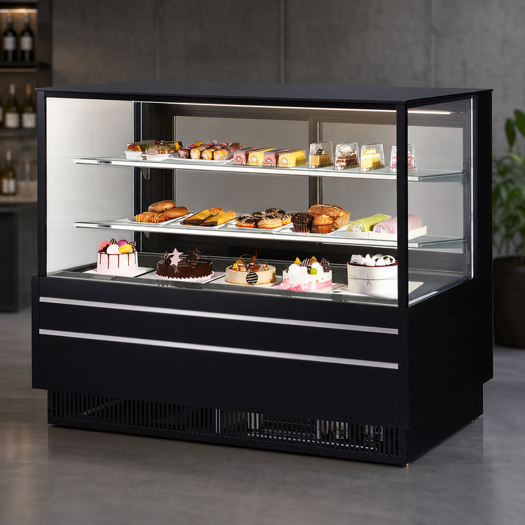 Product image #5 for Turbo Air 60-1/2 Inch Straight Front Refrigerated Bakery Display Case, Full Service, 19.4 Cu. Ft.