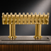 Thumbnail image #4 for Micro Matic Double Pedestal Countertop Air-Cooled Draft Beer Tower, 12 Faucets, PVD Brass Finish