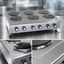 Thumbnail image #4 for Imperial 48-Inch Electric Countertop Hot Plate with 8 Round Plate Elements