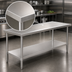 Thumbnail image #4 for Eagle Spec-Master Marine Series Stainless Steel Work Table with Undershelf, 84 x 48 Inches