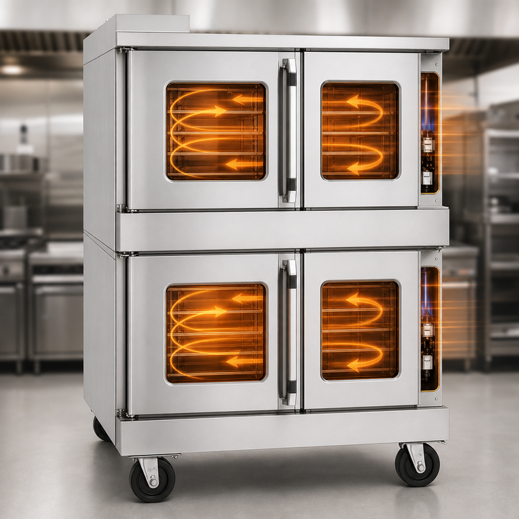 Product image #4 for Imperial Pro Series PRV-2 36-Inch Wide Double Deck Gas Convection Oven