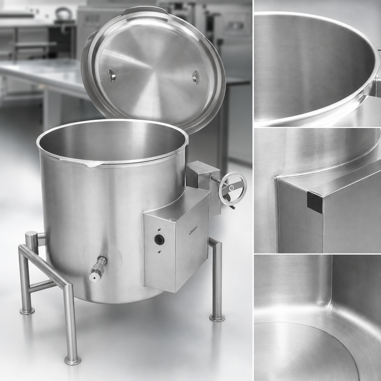 Product image #4 for 30-Gallon Full-Jacket Electric Self-Contained Tilting Steam Kettle