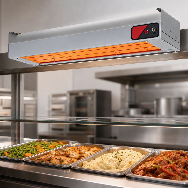 Product image #4 for Nemco 60-Inch Single Unlighted Infrared Strip Heater with On/Off Toggle Switch, 208V