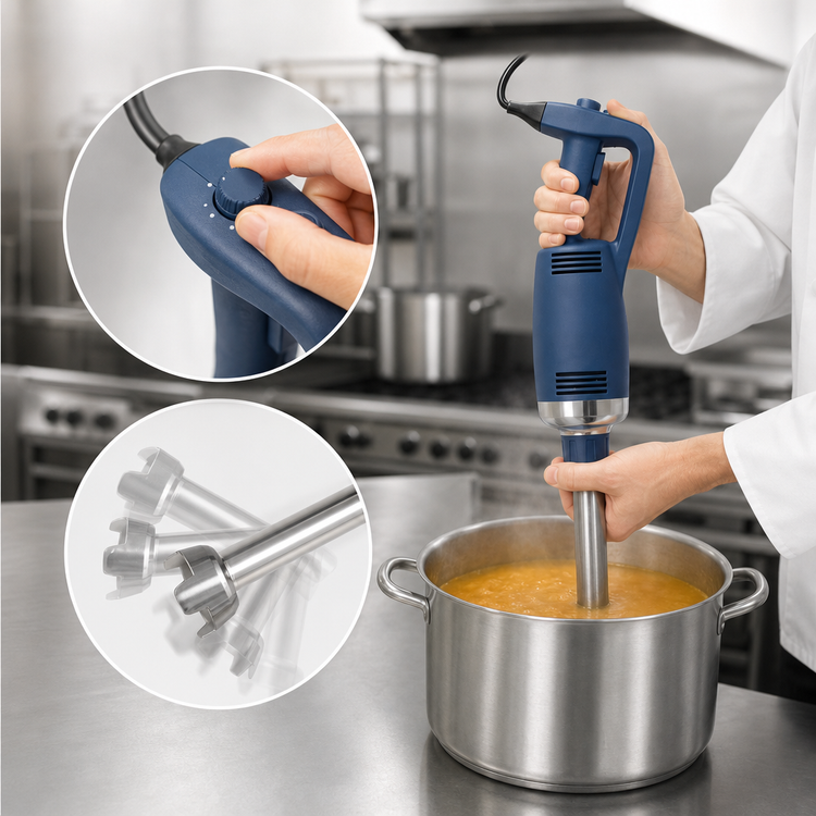 Product image #4 for Globe GIB750-16 Handheld 16-Inch Variable-Speed Immersion Blender, 750W