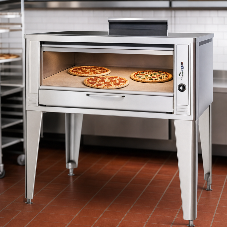 Product image #4 for Blodgett 1048 BASE Gas Deck Pizza Oven, 48 x 37 Inch Deck Interior, 10 Inch High Oven