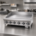Thumbnail image #4 for Comstock-Castle Diner Series 60-Inch Countertop Gas Griddle with 30-Inch Deep 3/4-Inch Polished Steel Plate