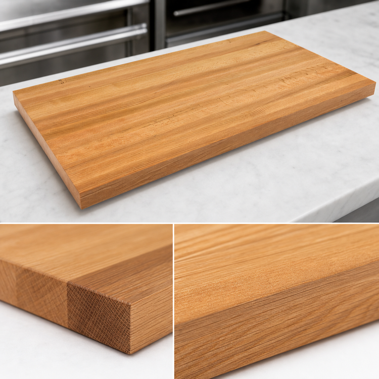 Product image #4 for John Boos Appalachian Red Oak Edge Grain Kitchen Countertop, 12 x 25 x 1-1/2 Inches, Penetrating Oil Finish