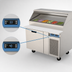 Thumbnail image #4 for Randell 48-Inch One-Section Refrigerated Raised Rail Prep Table with Right-Side Compressor