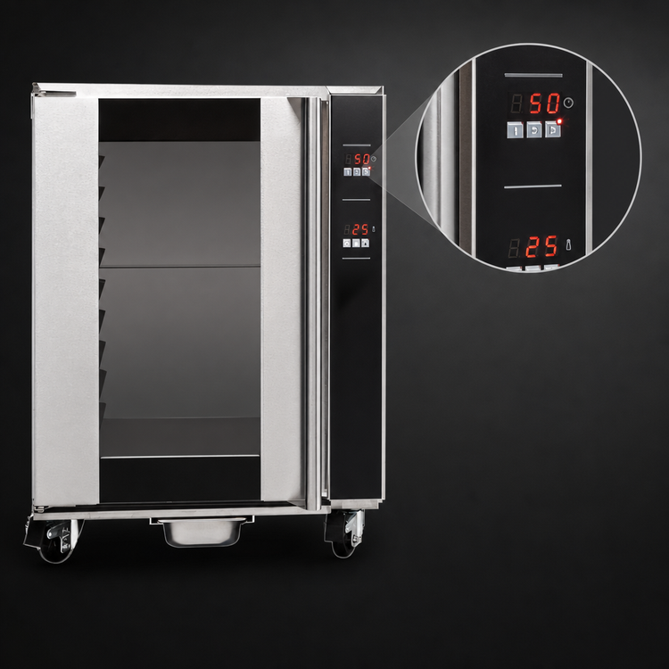 Product image #4 for Turbofan Electric Heated Holding Cabinet, 10 Full-Size Sheet Pan Capacity, Glass Door, Digital Controls