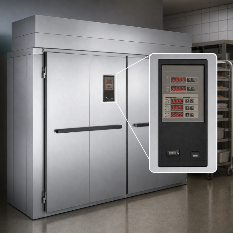 Product image #4 for Baxter PW3S Triple Wide Roll-In Proof Box, 80.5-Inch Deep, 2-Door, Stainless Steel, With Floor