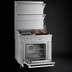 Thumbnail image #4 for Southbend Platinum 32-Inch Heavy Duty Floor Model Gas Range with 2 Open Burners, 16-Inch Charbroiler, and Convection Oven