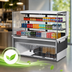 Thumbnail image #5 for Turbo Air Low Profile Drop-In Horizontal Open Refrigerated Display Case, 59-7/8 Inch Wide, 19.3 Cu. Ft., Self-Contained, R-290