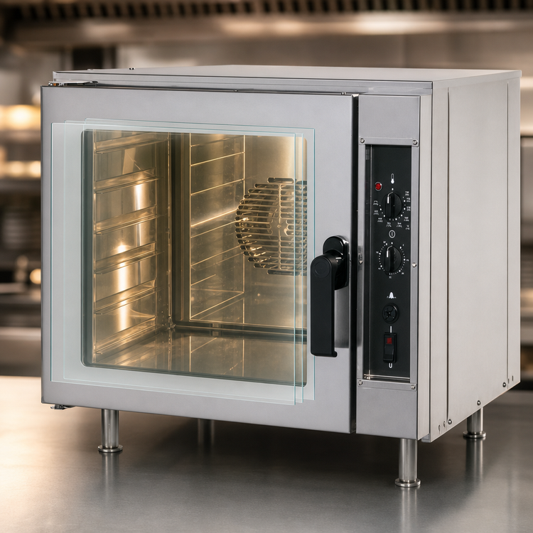 Product image #4 for NU-VU NCO5 Countertop Half-Size Standard Convection Oven, 5-Pan Capacity, Glass Door