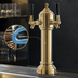 Thumbnail image #4 for Perlick Napoli 2-Faucet Glycol-Cooled Countertop Draft Beer Tower, Gold Tone