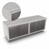 Thumbnail image #4 for John Boos 144-Inch x 24-Inch Open Front Stainless Steel Modular Base Work Table