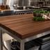 Thumbnail image #4 for Boos Block American Black Walnut Edge Grain Kitchen Countertop with Varnique Finish, 48 x 48 x 1-3/4 Inch
