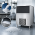 Thumbnail image #4 for Manitowoc Flake Ice Machine with Bin, Air-Cooled, 398 lb/Day, 50 lb Storage Bin