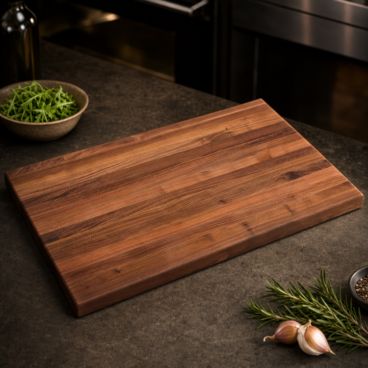 Product image #4 for John Boos Boos Block 18" x 25" American Black Walnut Edge Grain Kitchen Countertop with Varnique Finish