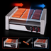 Thumbnail image #4 for APW Wyott X*PERT HotRod HR-20 Compact Flat-Surface 11-Roller Hot Dog Grill