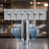 Thumbnail image #4 for T Style Countertop Air-Cooled Wine Font with 6 Polished Stainless Steel Side Pull Faucets