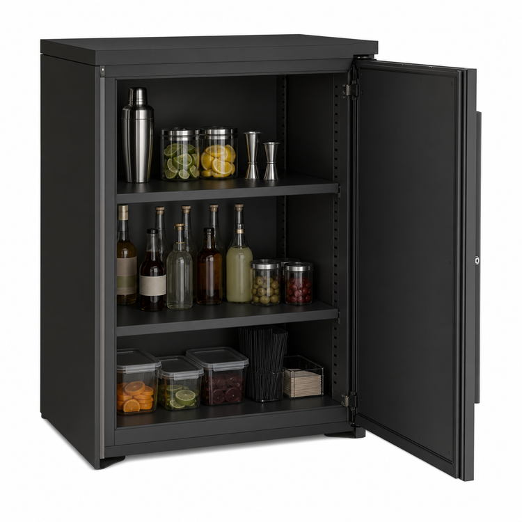Product image #5 for Perlick Top Shelf 24-Inch Wide Single-Door Back Bar Dry Storage Cabinet