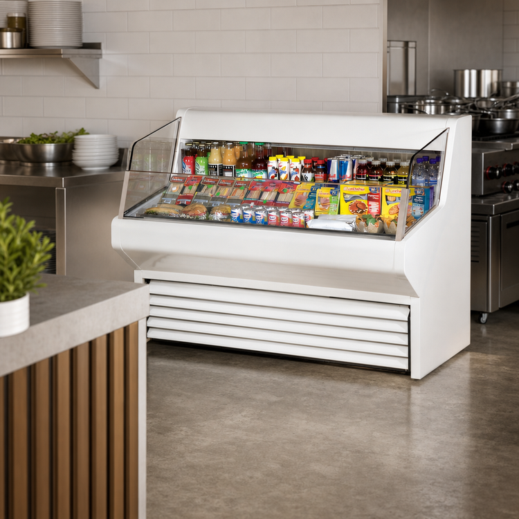 Product image #4 for True 60-1/8 Inch Horizontal Air Curtain Merchandiser Open-Air Cooler