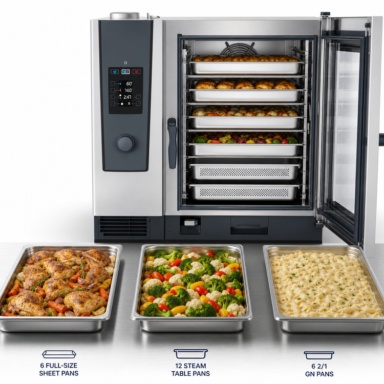 Product image #4 for RATIONAL iCombi Classic 6-Full Size Countertop Electric Combi Oven, 208/240V, 3-Phase
