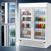 Thumbnail image #4 for Beverage Air MarketMax Dual-Temp Two-Section Reach-In Glass Door Merchandiser Refrigerator/Freezer