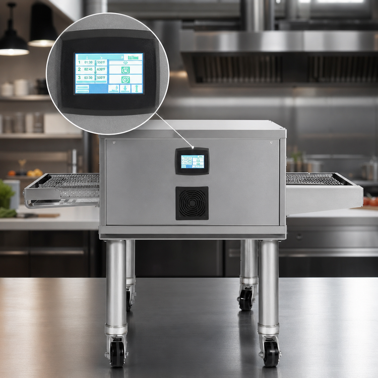 Product image #4 for Middleby Marshall CTX® DZ33T-2 Double Deck Countertop Electric Infrared Conveyor Oven