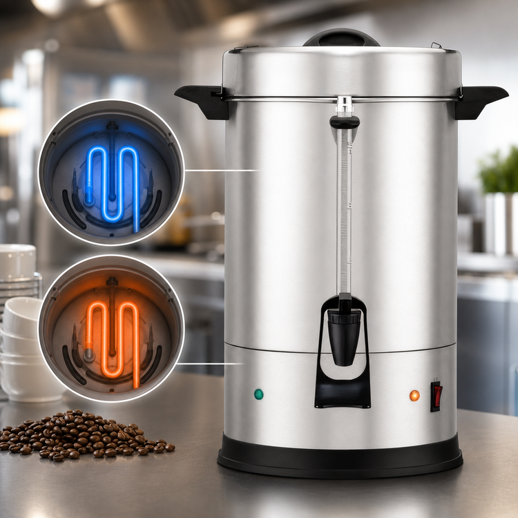 Product image #5 for Waring 30-Cup Stainless Steel Coffee Urn with Dual Heater System