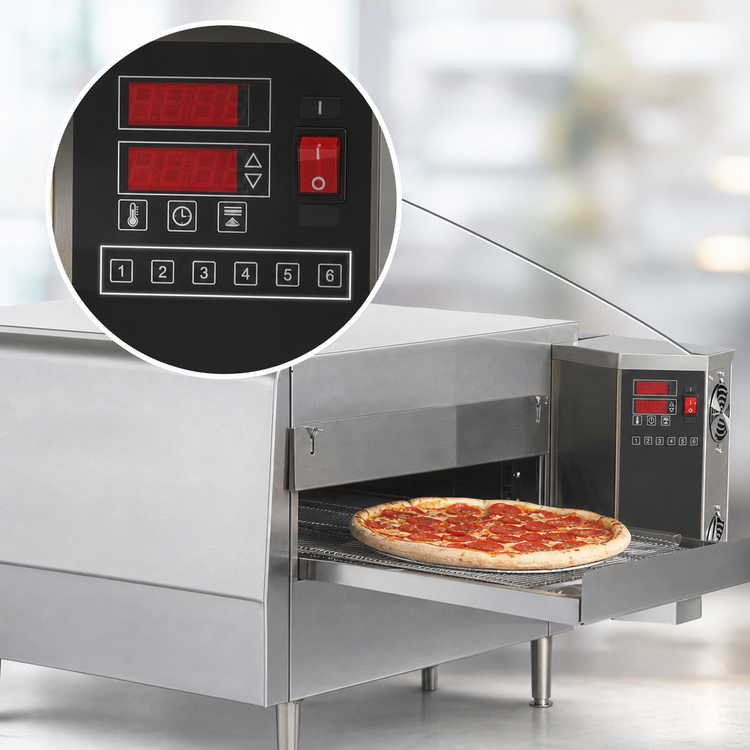 Product image #4 for Star Ultra-Max UM1833A Electric Impingement Countertop Conveyor Oven, Single Deck, 18 x 24-Inch Cook Chamber, 33-Inch Conveyor Length