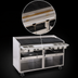 Thumbnail image #4 for Bakers Pride Dante Series 60-Inch Gas Radiant Charbroiler, Floor Model, Open Cabinet Base