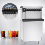 Thumbnail image #4 for Follett Products, LLC (Middleby) Vision VU155B8RP Low-Profile 8-Valve Push-Button Ice/Beverage Dispenser, 150 lb, Right-Side Ice Dispense