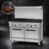 Thumbnail image #4 for Southbend Ultimate 48-Inch Gas Restaurant Range with 36-Inch Charbroiler, Convection Oven and Cabinet Base