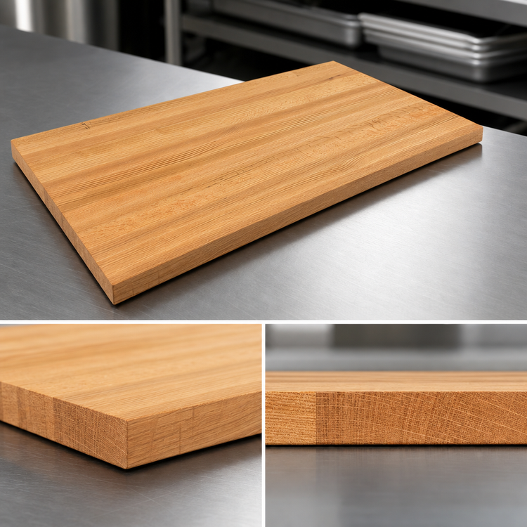 Product image #4 for Appalachian Red Oak Edge Grain Kitchen Countertop, 60 x 25 x 1-1/2 Inch