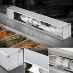 Thumbnail image #4 for Hatco Glo-Rite® HL-36-2 36-Inch Strip-Type Food Heat Lamp Display Light with Aluminum Housing, Toggle Switch, 300 Watts