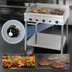 Thumbnail image #4 for Supreme JGT-2442-F 42-Inch Gas Floor Model Commercial Griddle with Thermostatic Controls