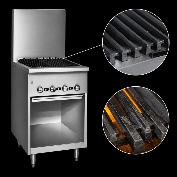 Product image #4 for Bistro 48-Inch Gas Charbroiler with Cabinet Base