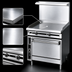 Thumbnail image #4 for Titan JTRH-36G-36C 36-Inch Heavy Duty Gas Griddle Range with Convection Oven