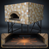 Thumbnail image #4 for Univex Stone Hearth Square Gas Pizza Dome Oven with Stand, 47-1/4 Inch Chamber