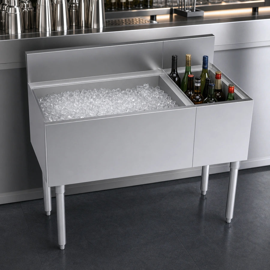 Left-Hand Ice Bin Layout