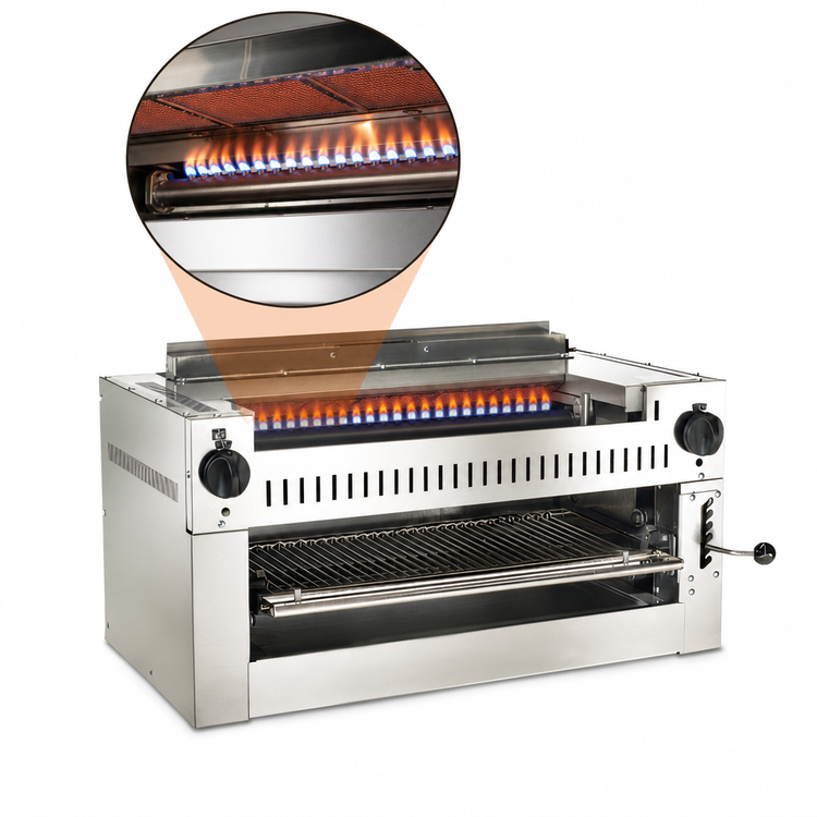 Product image #5 for Vulcan 36-Inch Heavy-Duty LP Gas Radiant Salamander Broiler, 50,000 BTU