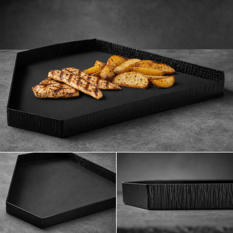 Product image #5 for ACP Solid-Bottom Non-Stick Basket for MRX Ovens