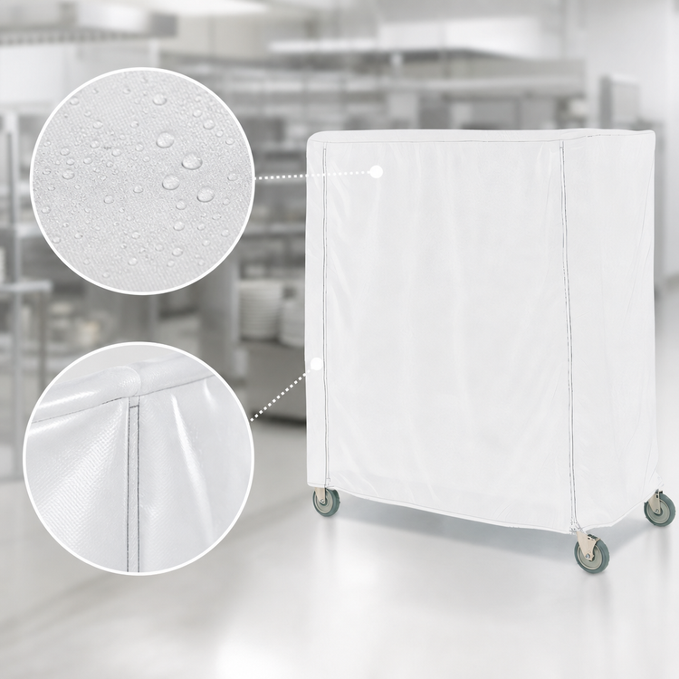 Product image #4 for Metro Waterproof Banquet Cart Cover for 36 x 24 x 74 Inch Carts