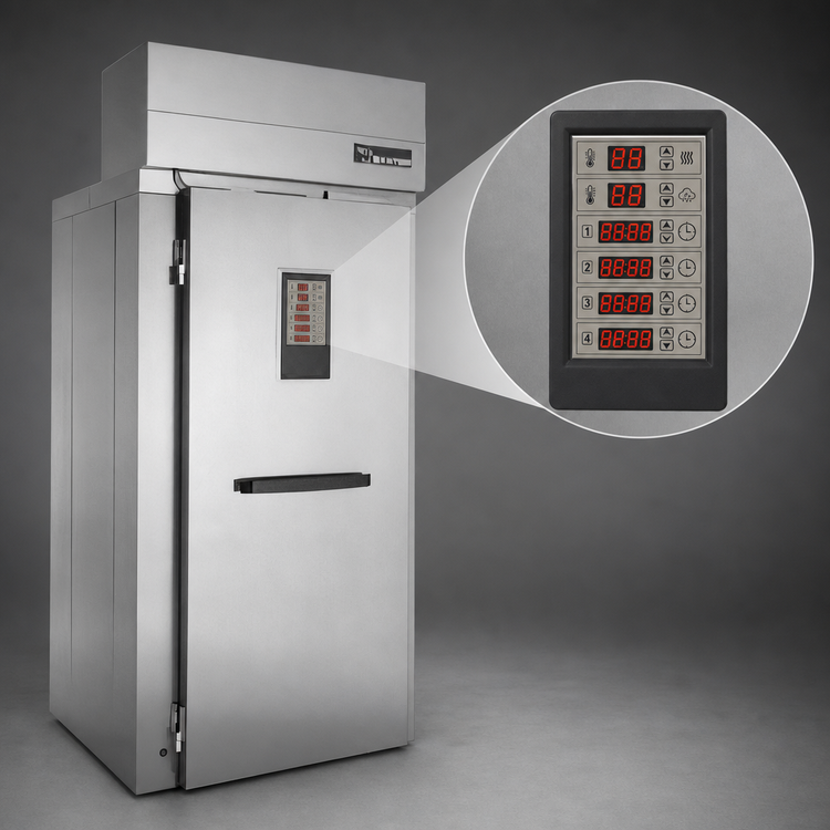 Product image #4 for Baxter PW1S-80.5"D-FL Single Wide Roll-In Proofer Cabinet with Floor, Stainless Steel, Digital Controls