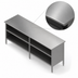 Thumbnail image #4 for John Boos 132-Inch x 30-Inch Open Front Enclosed Base Stainless Steel Work Table with Undershelf