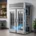 Thumbnail image #4 for True SPEC SERIES 2-Section Roll-Thru Refrigerator with Glass Front Doors and Solid Rear Doors