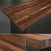 Thumbnail image #4 for Boos Block American Black Walnut Blended Edge Grain Kitchen Countertop, 24 x 25 x 1-1/2 Inch