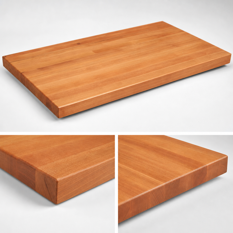 Product image #4 for Boos Block American Cherry Edge Grain Kitchen Countertop, 42 x 25 x 1-1/2 Inch, Varnique Finish