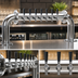 Thumbnail image #4 for Perlick 4066-6R Pass-Thru Glycol-Cooled Brew Pipe Draft Beer Tower, 6 Faucets, Right-Hand Lead, Polished Chrome